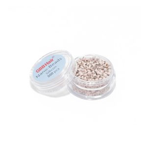 Nano Bead with Silicon - Beige - 500pcs per box