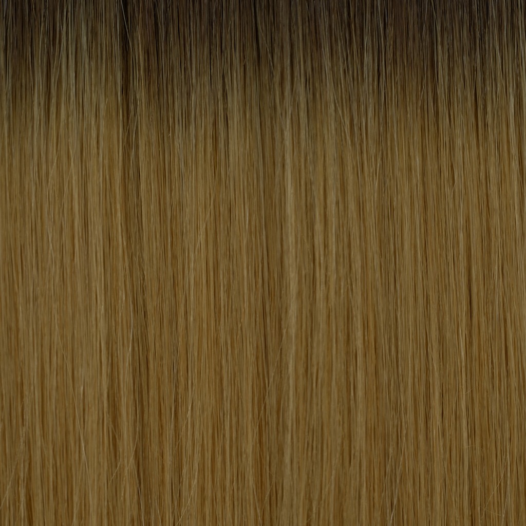 Nano Bead Extensions - 20 Strands per pack - R4/14 (Rooted Light Brown/Honey Blonde)